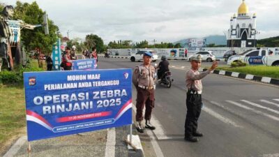 Cek Kelengkapan! Operasi Zebra Rinjani Intensif di Lombok Barat