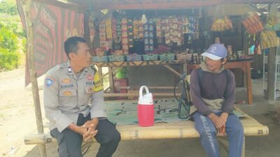 Kamtibmas Kondusif, Bhabinkamtibmas Dukung Program Tanam Jagung