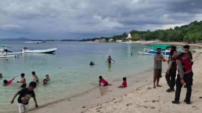 Perlindungan Optimal Polri: Patroli Preventif di Pantai Elak-Elak
