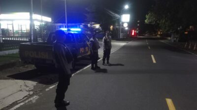 Patroli KRYD Polsek Batulayar, Jaga Keamanan Senggigi Malam Hari