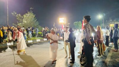Masyarakat Apresiasi Polisi, Pawai Takbiran di Gerung Aman & Lancar