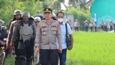 Proses Eksekusi Lahan Persawahan di Lombok Barat Berjalan Lancar Berkat Pendekatan Humanis