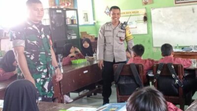 Polsek Gerung Kawal Ketat Program Makan Bergizi Gratis, Ribuan Siswa Terima Manfaat