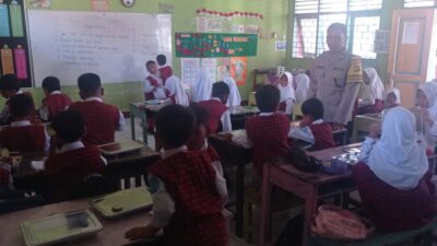 Polsek Gerung Kawal Ketat Program Makan Bergizi Gratis di Lombok Barat, Pastikan Berjalan Lancar