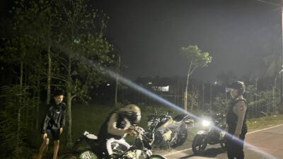 Aksi Balap Liar Diantisipasi Polres Lombok Barat, Satu Motor Diamankan