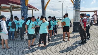 Polsek Sekotong Lakukan Patroli di Obyek Wisata Untuk Ciptakan Kamtibmas Kondusif