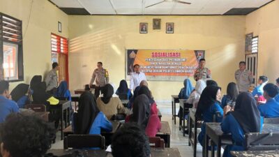 Bahaya Narkoba dan Pernikahan Dini Disorot di SMK N 2 Kuripan