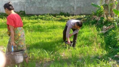 Polri di Lombok Barat Gencarkan Pemanfaatan Lahan Tidur untuk Ketahanan Pangan