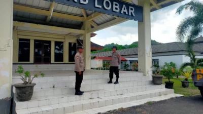 Tingkatkan Rasa Aman Warga, Polsek Gerung Sisir Area Wisata dan Perkantoran